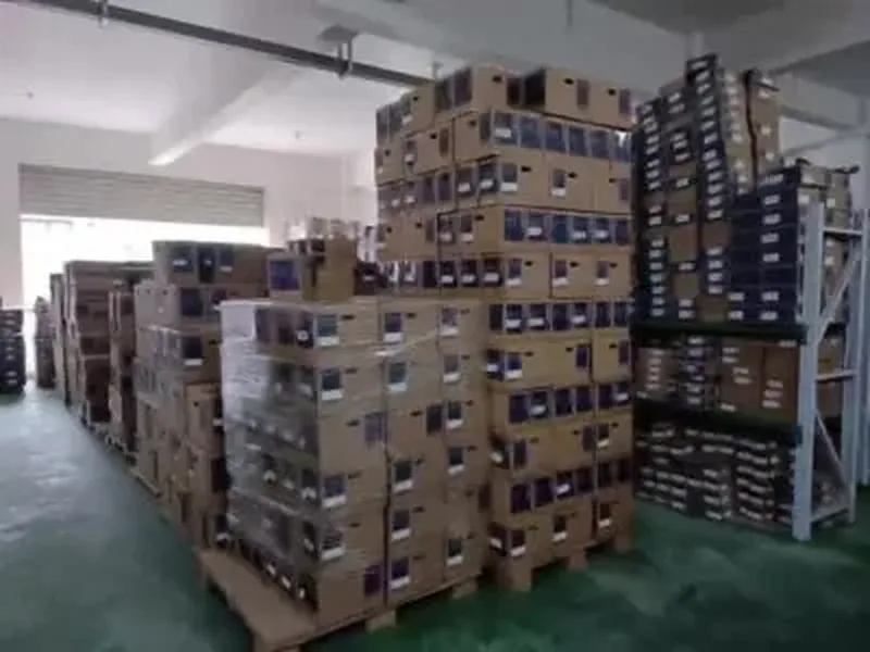 Bearing inventory stacked on pallets