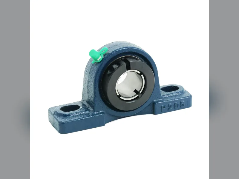 A mounted ball bearing unit with a setscrew collar