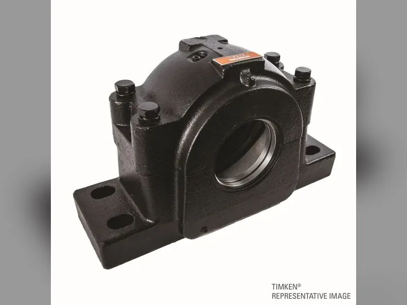 A Timken split pillow block housing